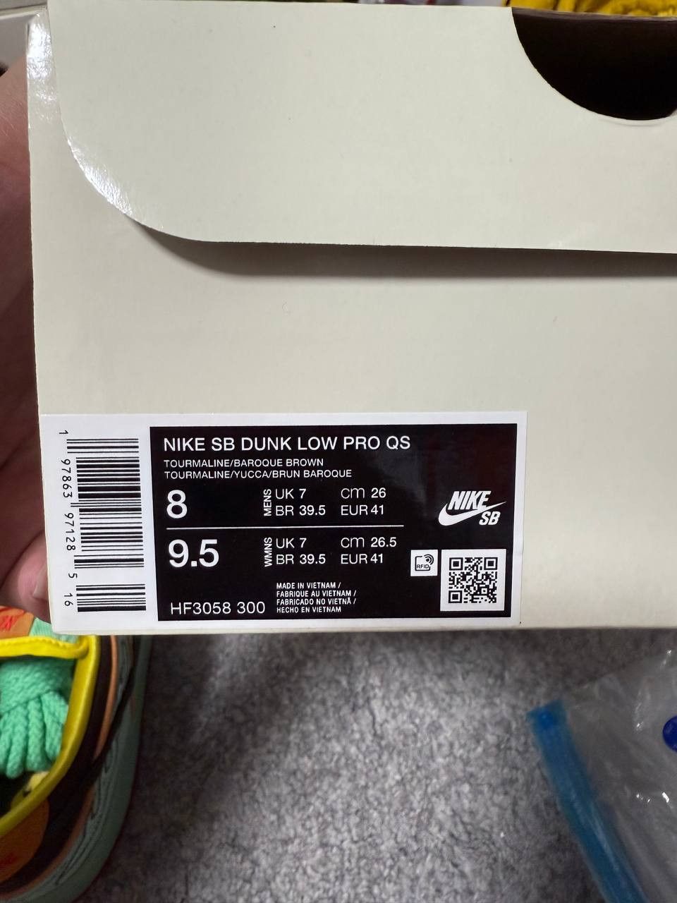 Nike Nike SB Dunk Low Rodeo Tourmaline (2025) HF3058-300 Size US 13 / EU 46 - 8 Thumbnail