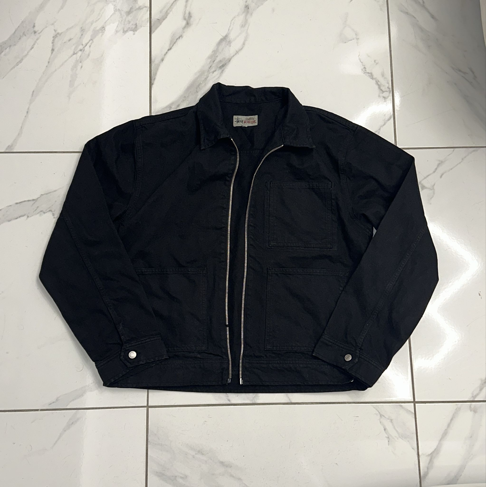 Stussy Denim Work Jacket | Grailed