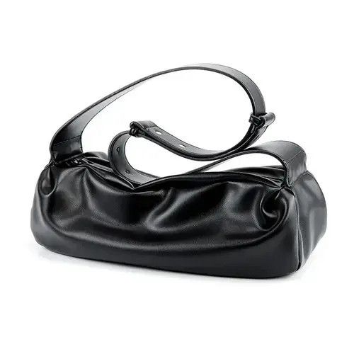 VIBE Casual ruched soft pu leather crossbody bag Size ONE SIZE - 4 Thumbnail