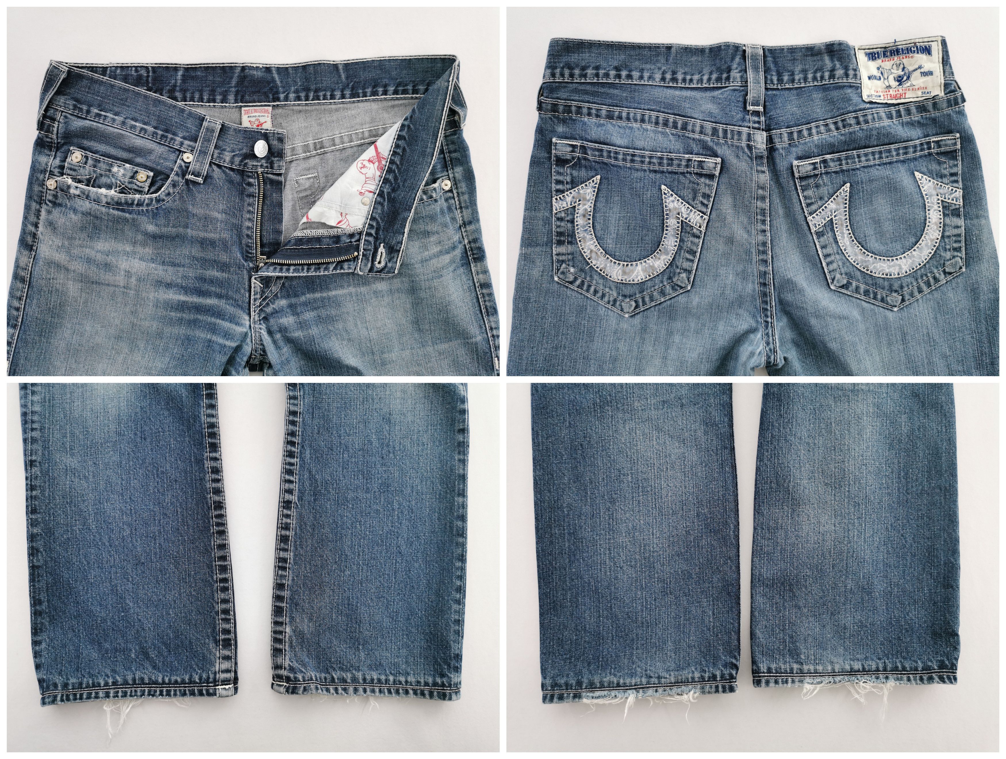 True Religion Vintage True Religion Denim Jeans Made In USA Size US 38 / EU 54 - 6 Thumbnail
