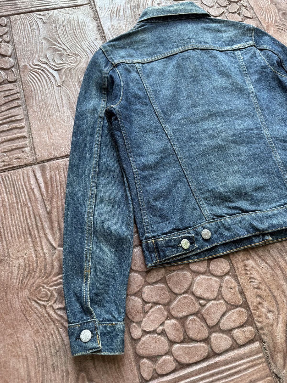 Helmut Lang Vintage 1998 HELMUT LANG Indigo Denim Jacket Size US S / EU 44-46 / 1 - 14 Thumbnail