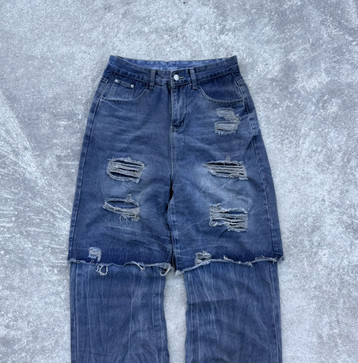 Other Vintage Y2K avantgarde streetwear opium wide swag jeans Size US 34 / EU 50 - 5 Thumbnail
