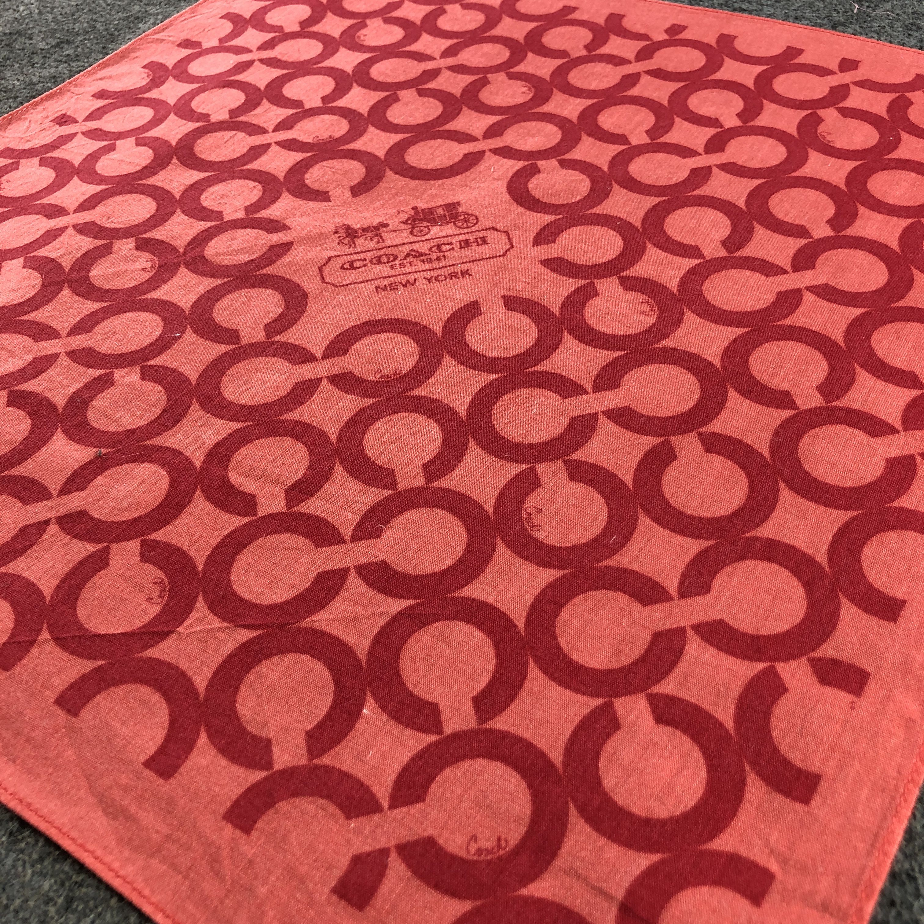 Coach Coach monogram Handkerchief Neckerchief Bandana H2449 Size ONE SIZE - 3 Thumbnail
