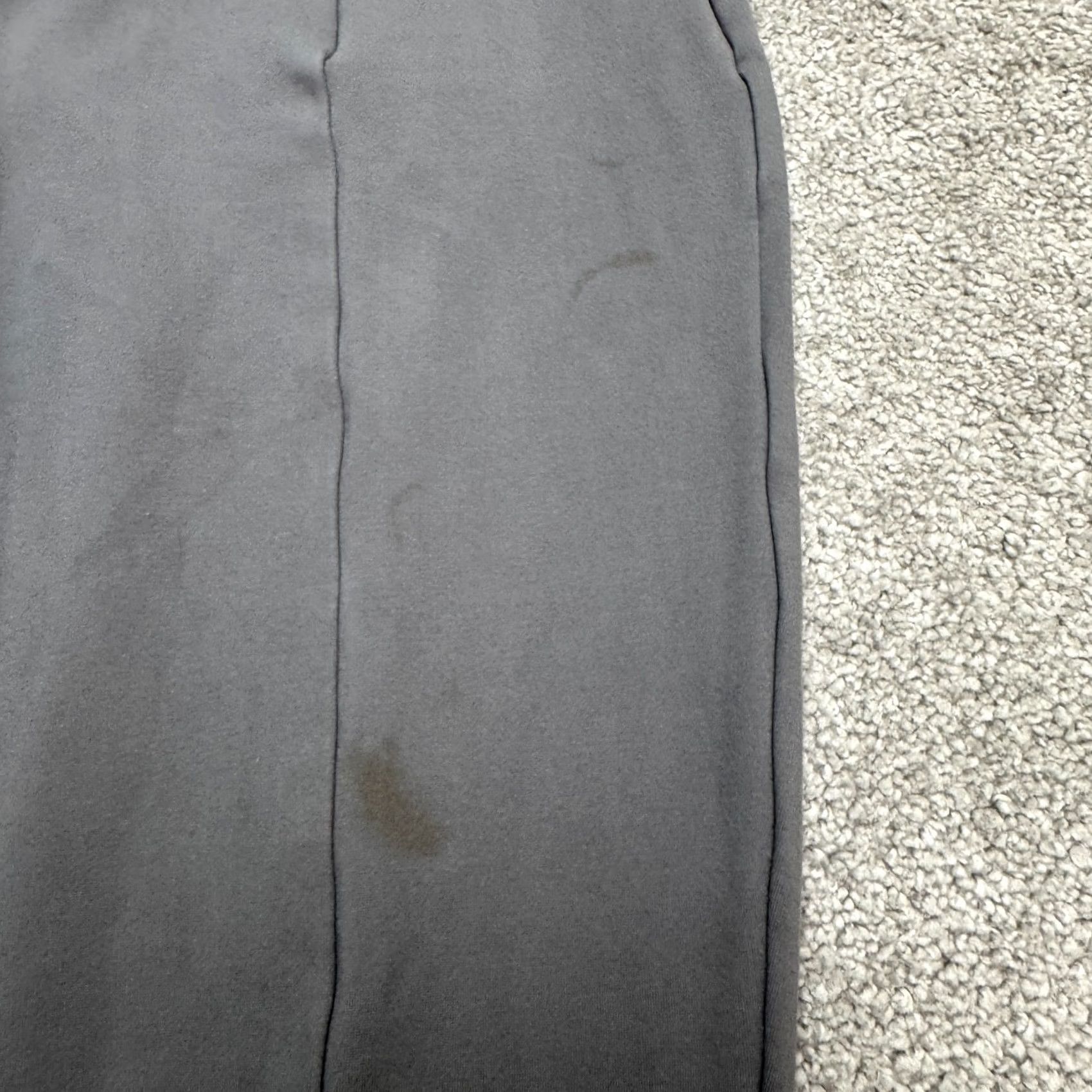 Vintage Betabrand Stretch Dress Pants Women Large Long Charcoal Gray Knit Size 36" / US 14 / IT 50 - 6 Thumbnail