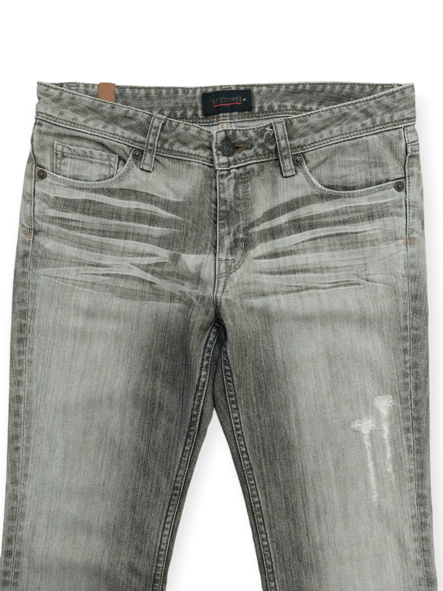 Japanese Brand Flare Sweet Camel Japan Jeans Size 28" / US 6 / IT 42 - 6 Thumbnail