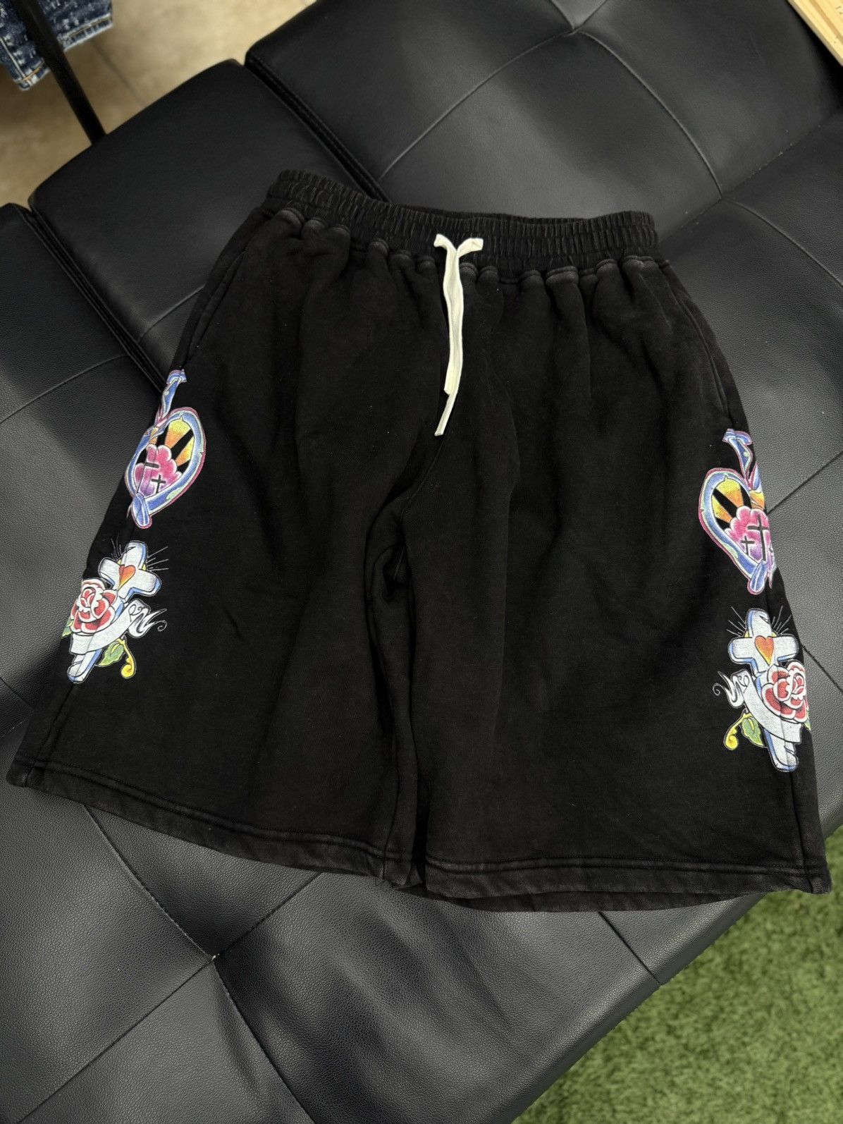 Other We Are Righteous Black Cotton Shorts Size XS (NEW) Size US 36 / EU 52 - 1 Thumbnail