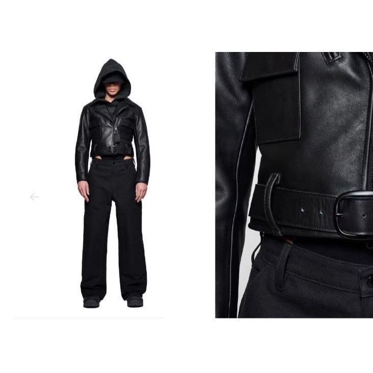 Harley Davidson $895 HARLEY DAVIDSON WOMEN CROPPED CLASSIC LEATHER JACKET M Size M / US 6-8 / IT 42-44 - 8 Thumbnail