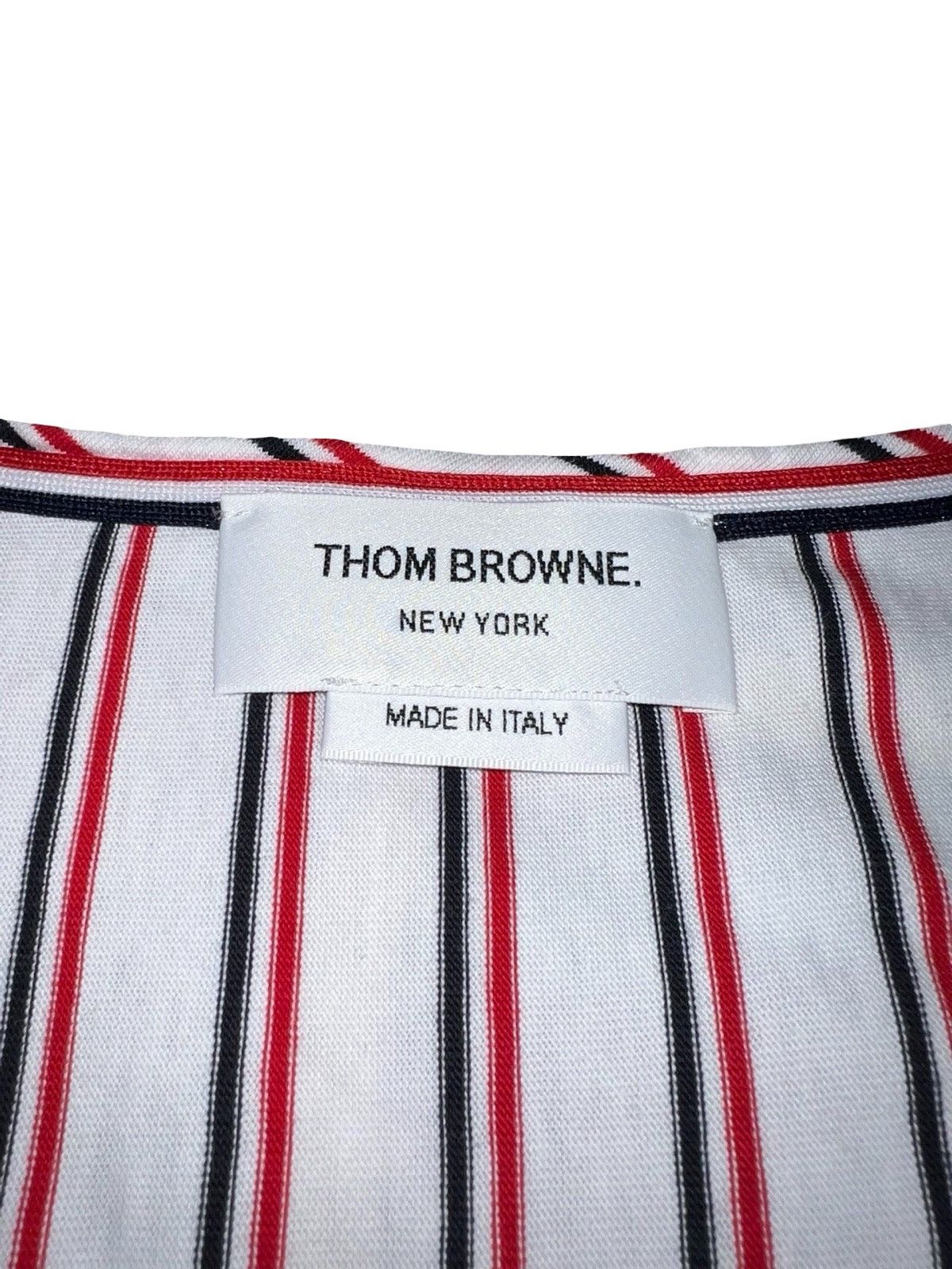Thom Browne Thom Browne Tricolor Stripe Jersey T-shirt Size US L / EU 52-54 / 3 - 3 Thumbnail