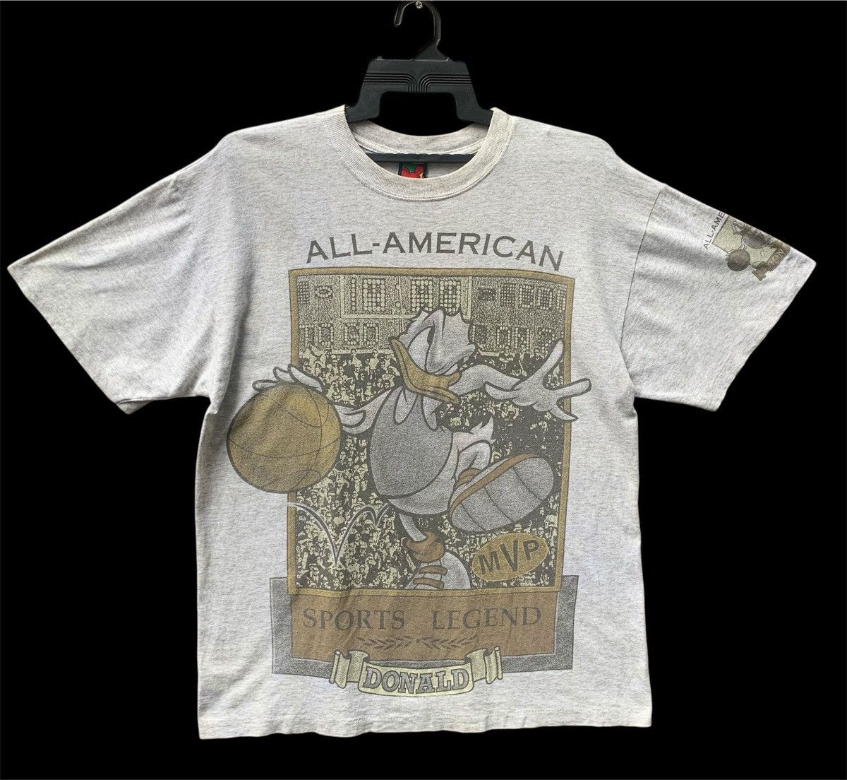Cartoon Network × Mickey Unlimited × Vintage Vintage 90’s Donald All American Legend T Shirt Size US L / EU 52-54 / 3 - 2 Thumbnail