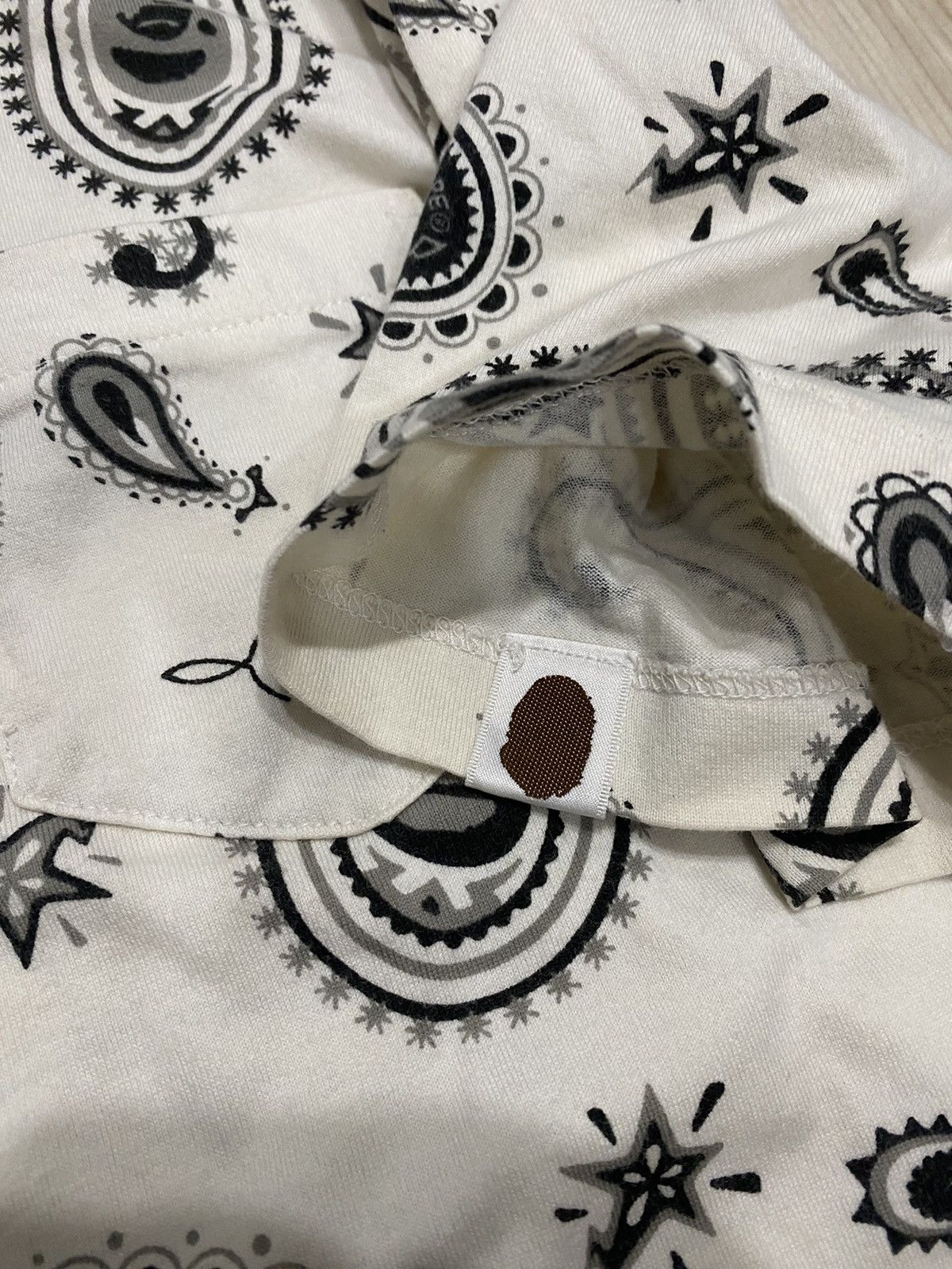 Bape Paisley Button Up S/S Shirt Size US M / EU 48-50 / 2 - 8 Thumbnail