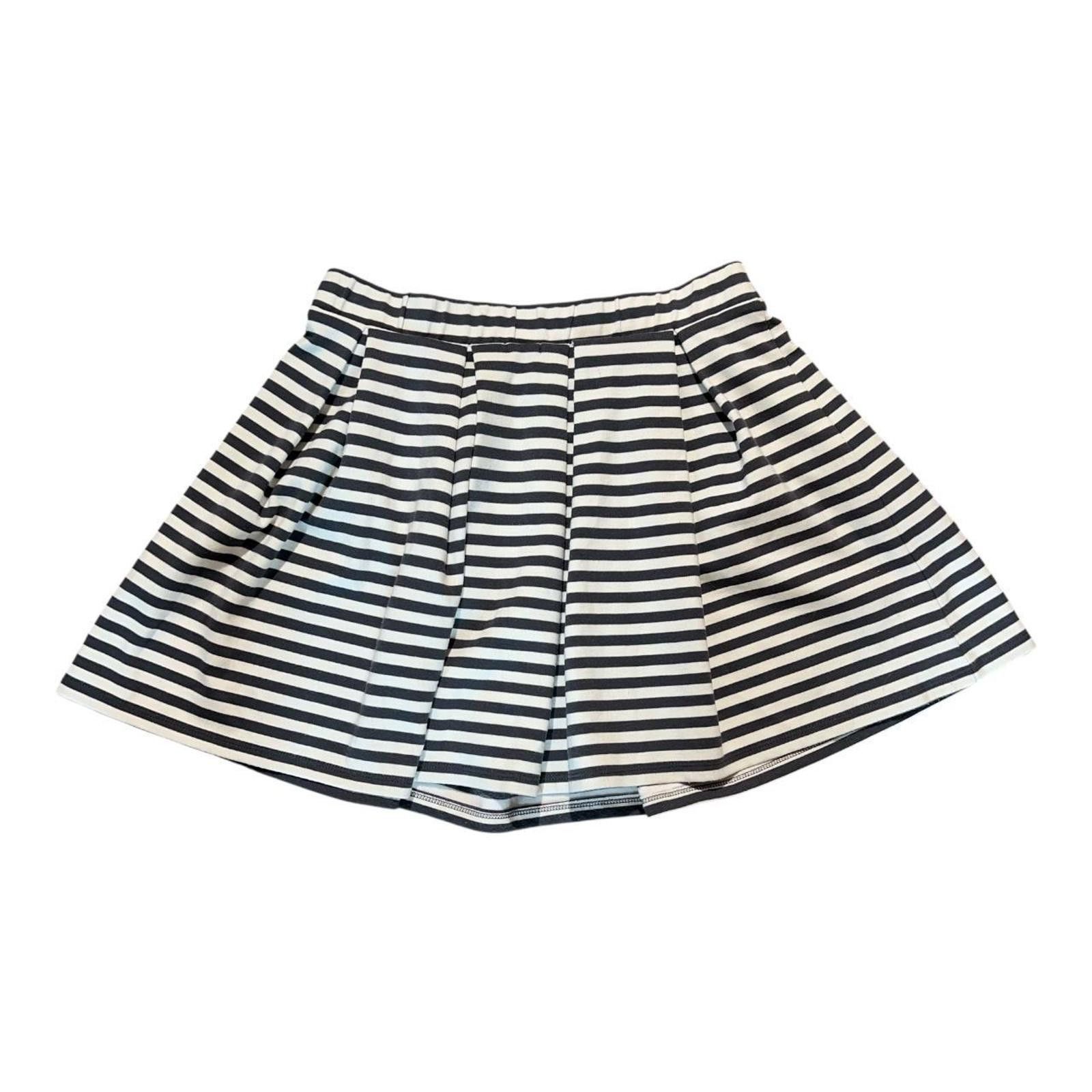 American Eagle Outfitters American Eagle Outfitters Stripped Skirt Above Knee Pleated Size 32" / US 10 / IT 46 - 2 Thumbnail