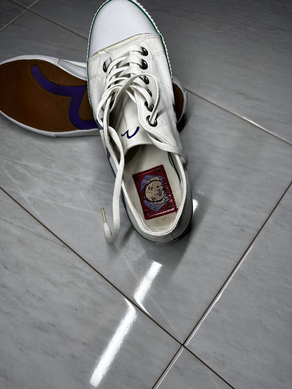 Evisu EVISU Canvas Sneakers Size 44 EU / US 10 Size US 10.5 / EU 43-44 - 4 Thumbnail