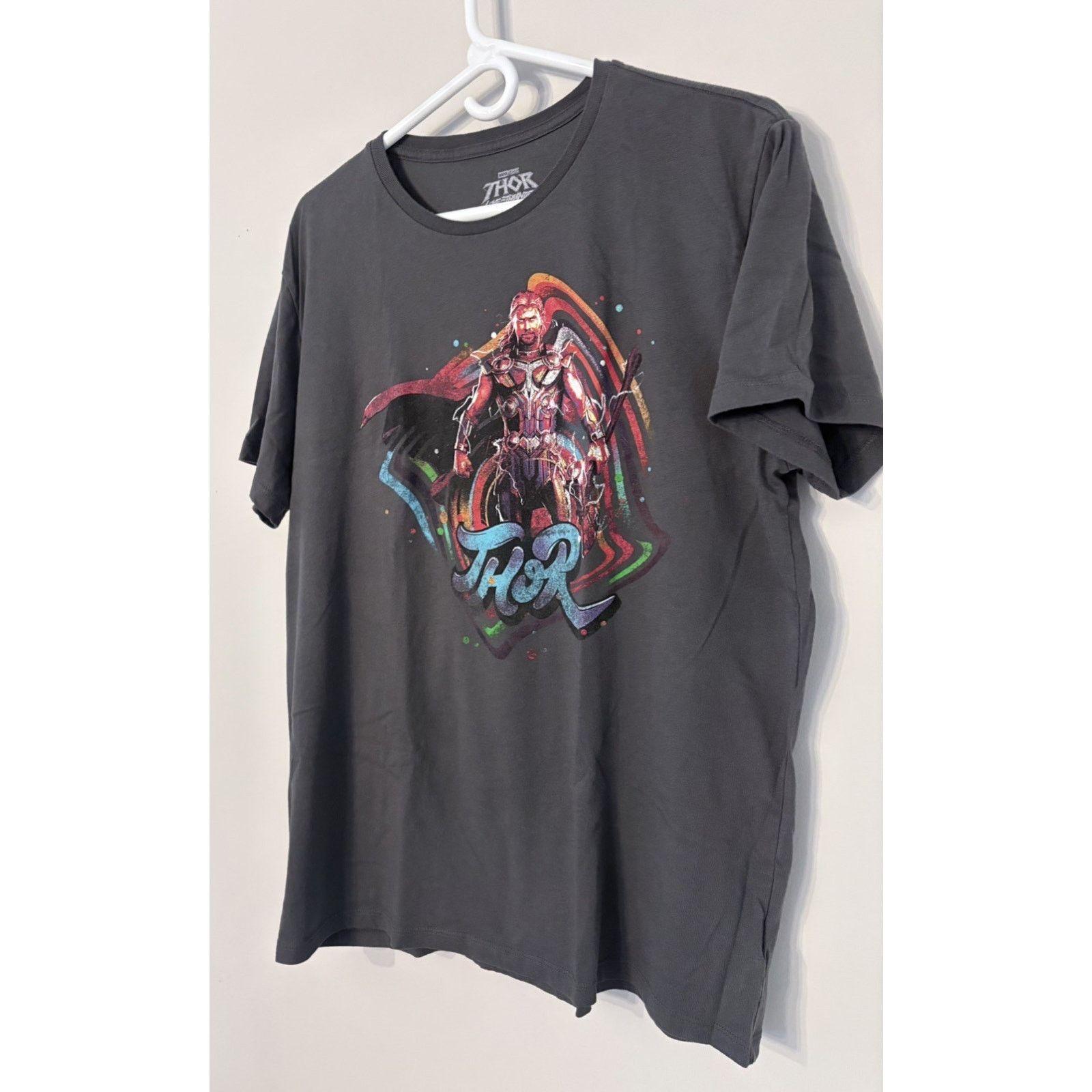 Marvel Comics Marvel Thor Love And Thunder Tee T Shirt Size XXL Gray Size US XXL / EU 58 / 5 - 6 Thumbnail