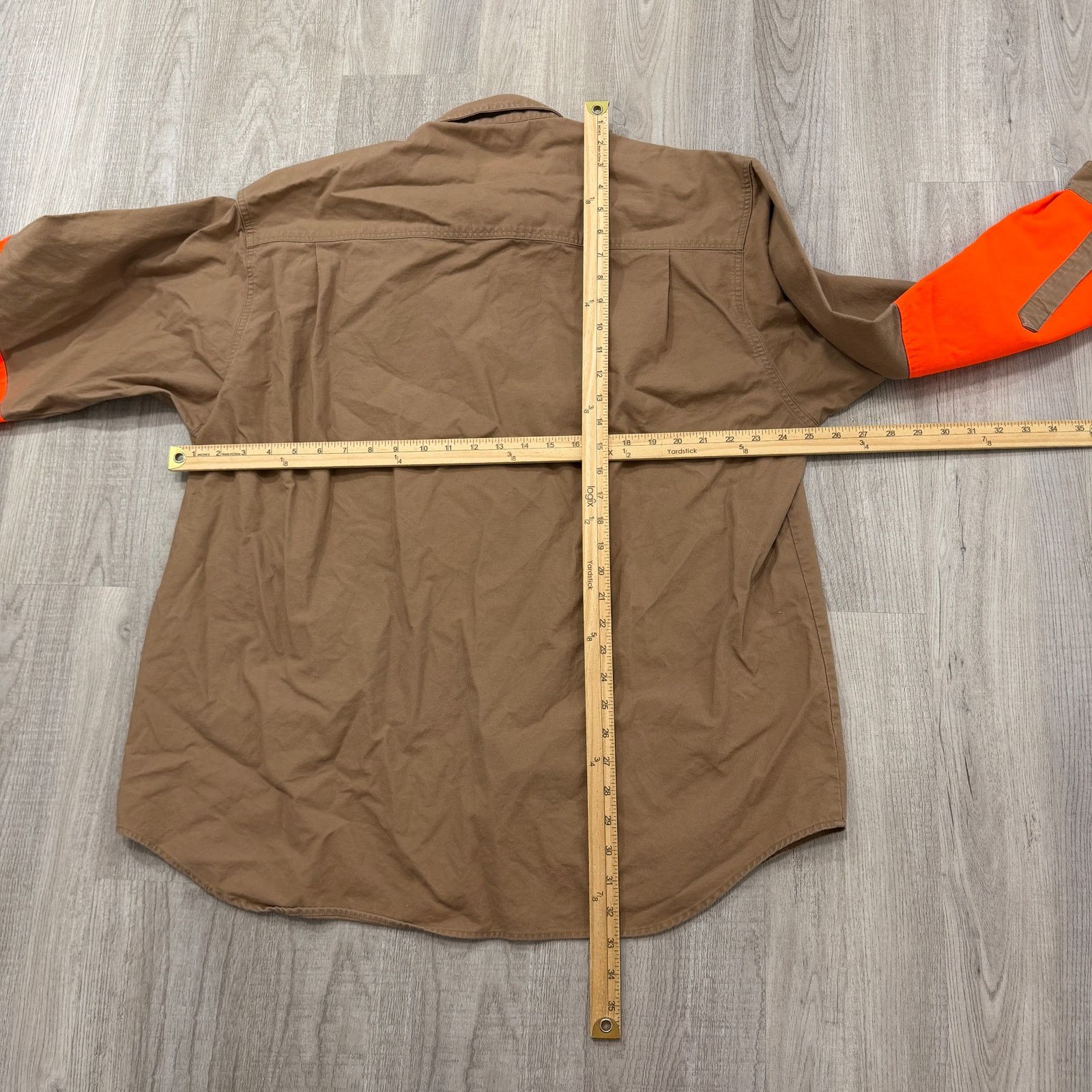 Columbia Columbia Shooting Shirt Men's Extra Large Tan Blaze Orange Size US XL / EU 56 / 4 - 7 Thumbnail