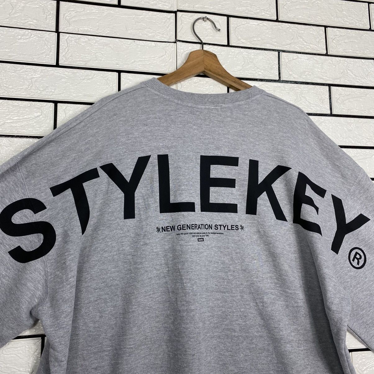 Japanese Brand Stylekey Sweatshirt Full Print Punk Design Size US XXL / EU 58 / 5 - 12 Thumbnail