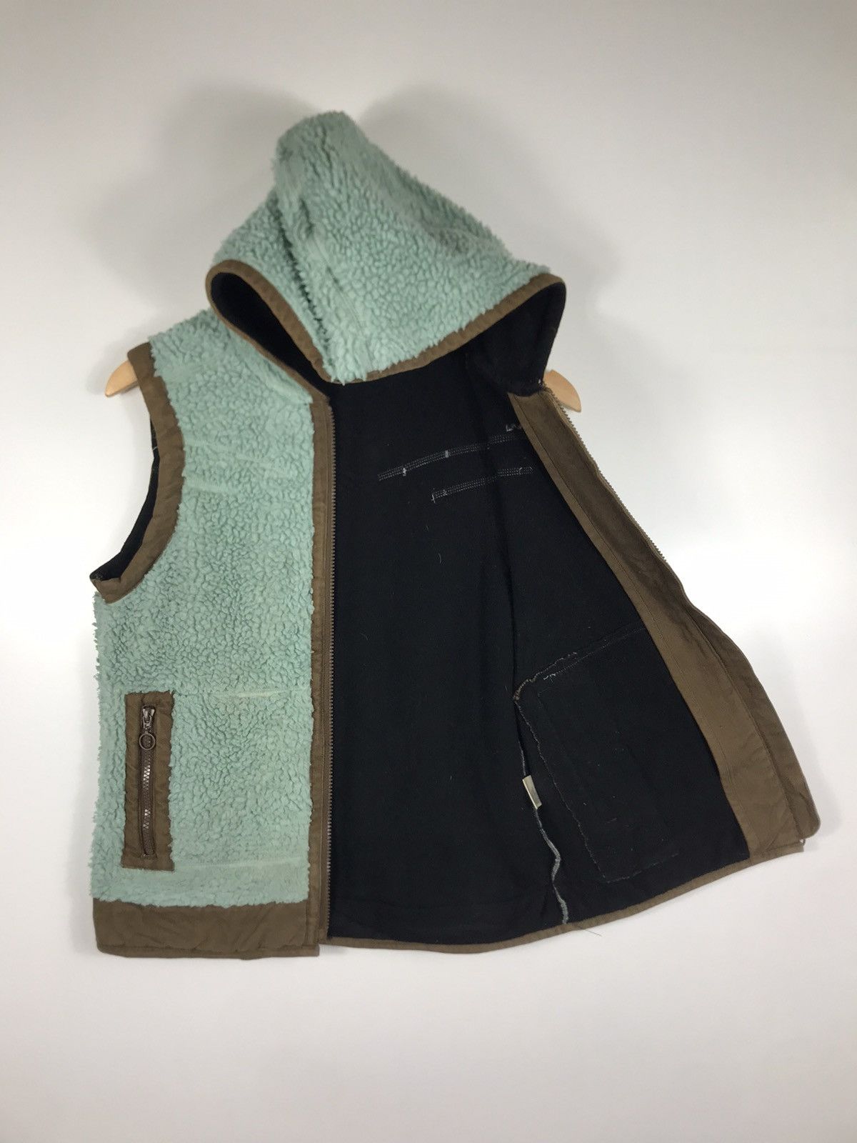 KAVU × Vintage ⚡️Vintage Kavu Hooded Zipper Fleece Vest Jacket Size US S / EU 44-46 / 1 - 7 Thumbnail