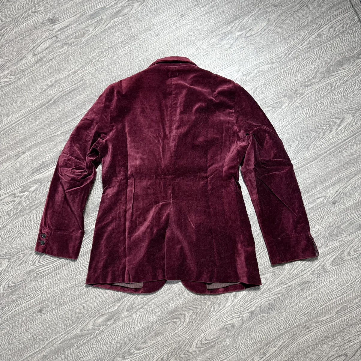 PPFM 💥 Vintage PPFM blazer Velvet Burgundy 💥 Size 38R - 2 Thumbnail