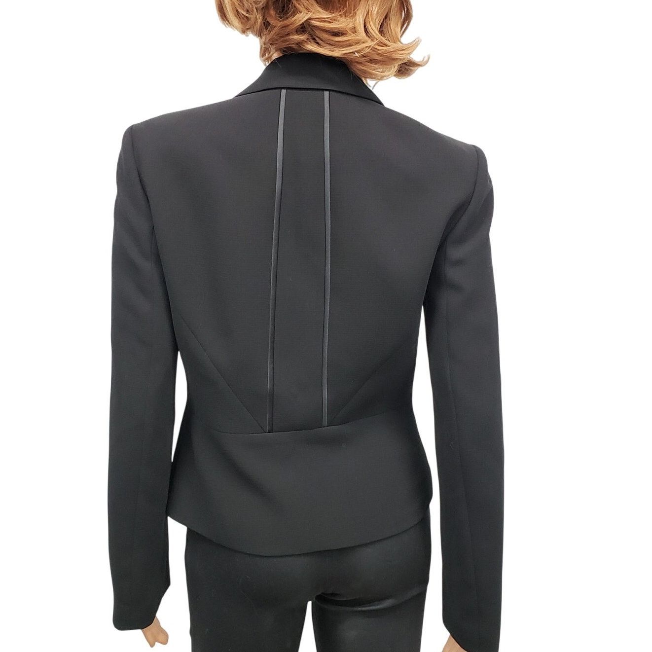 Calvin Klein NWT Calvin Klein Blazer Jacket Black Piping 3 Button Size S / US 4 / IT 40 - 5 Thumbnail