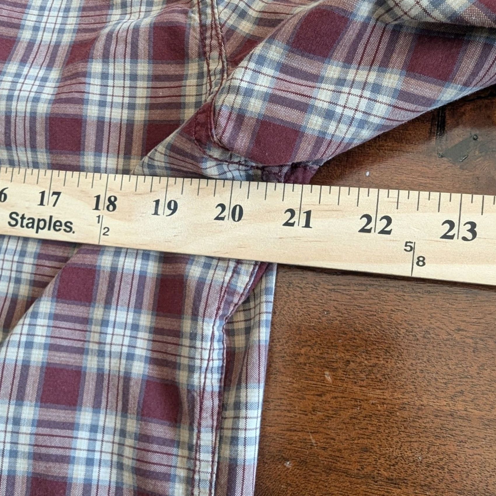 Alife Outdoor Life Plaid Shirt Mens M Red Tan 100% Cotton Button-Up Long Sleeve Collared Wool? actually cotton Size US M / EU 48-50 / 2 - 5 Thumbnail