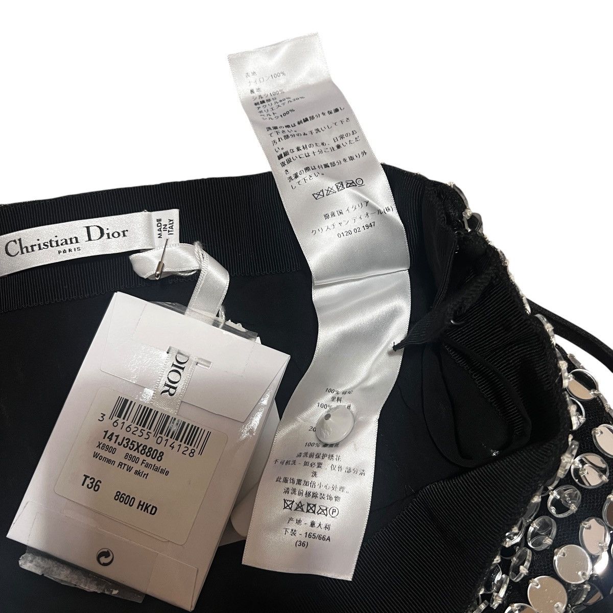 Dior DIOR Mirror-Effect Sequined Mini Skirt 36 Size 26" / US 2 / IT 38 - 8 Thumbnail