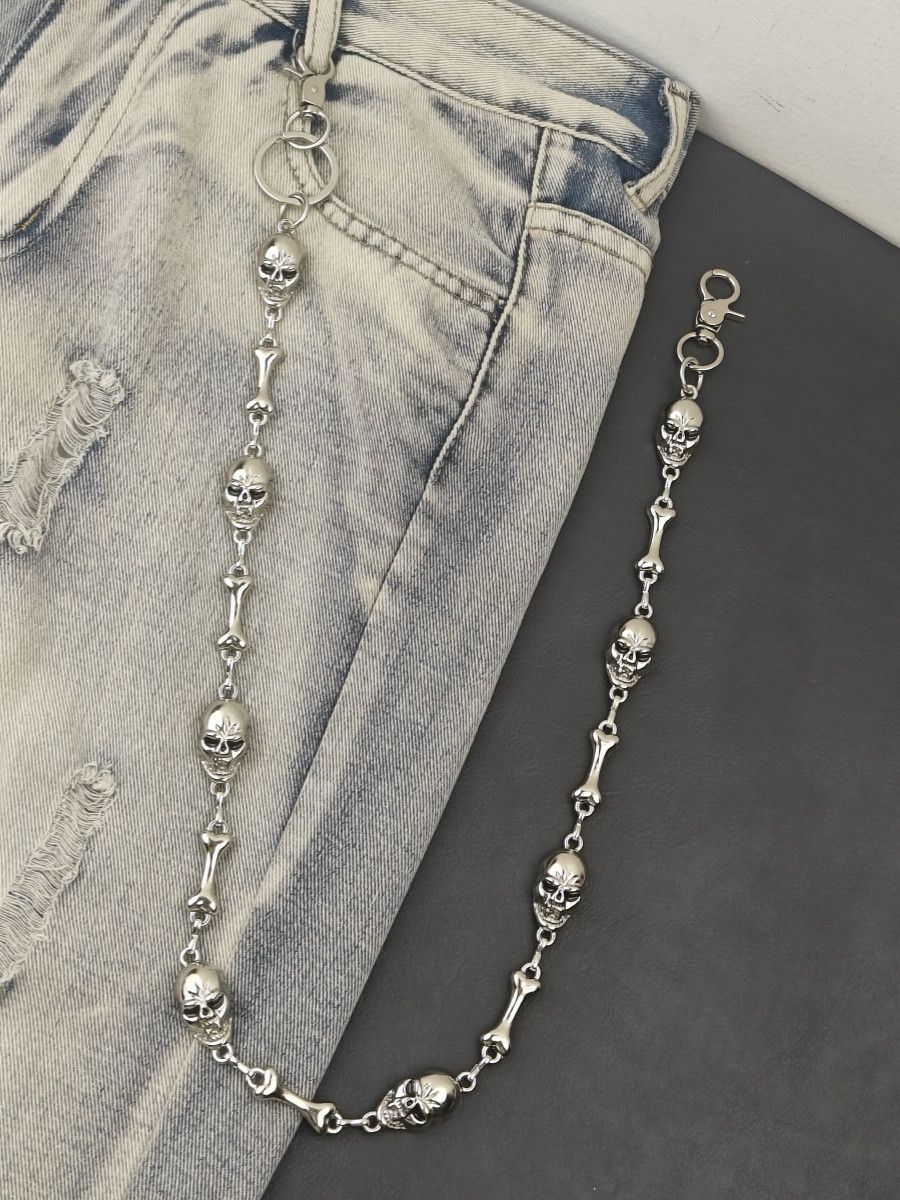 Jewelry Skull Wallet chain Size ONE SIZE - 4 Thumbnail