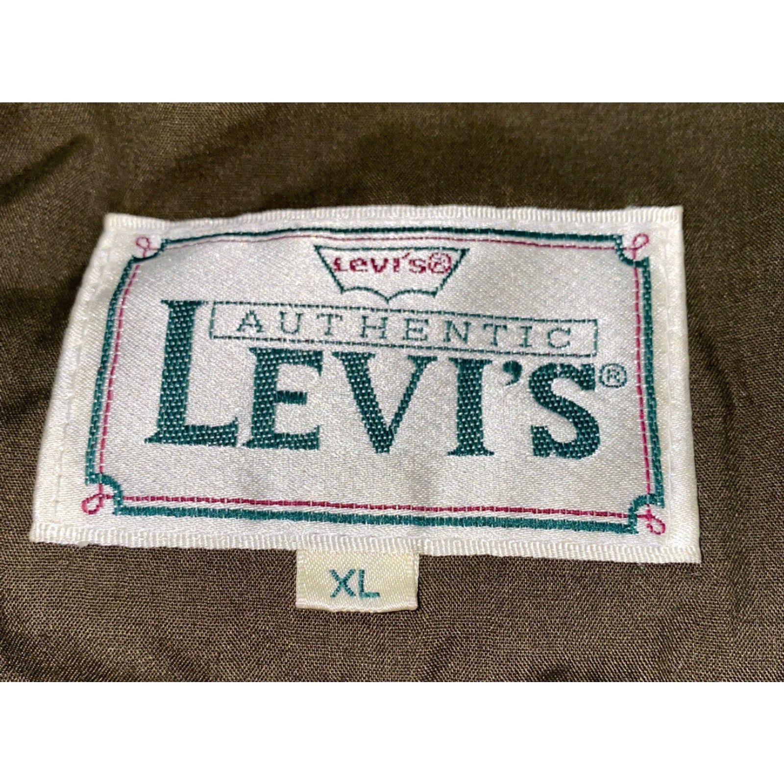Levi's Vintage Levi’s Brown Full Zip Leather Accents Jacket Size XL Mens Size US XL / EU 56 / 4 - 6 Thumbnail
