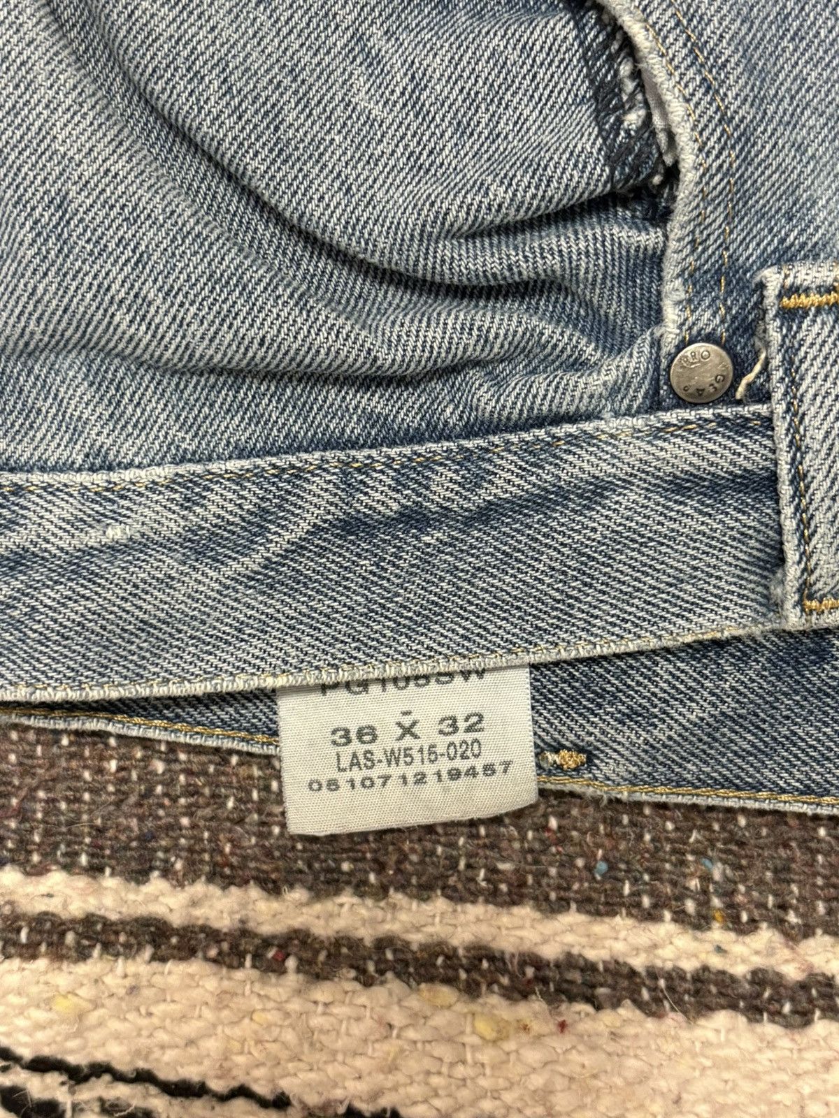 Jean × Wrangler Very worn wrangler jeans Size US 36 / EU 52 - 3 Thumbnail
