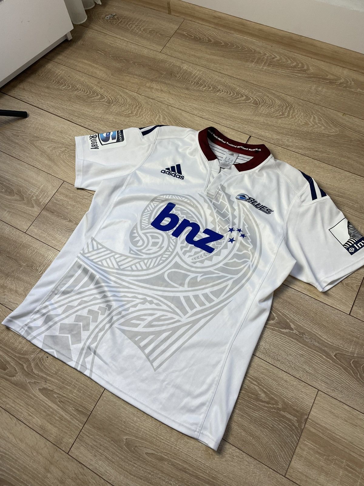 Adidas Blues Auckland Super Rugby away men shirt jersey 2013Adidas Size US XL / EU 56 / 4 - 2 Thumbnail