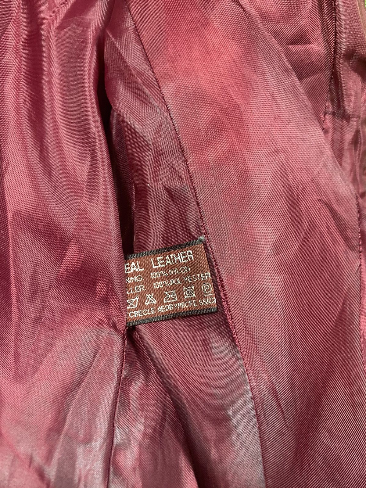 Leather Vintage Leather jacket streetwear y2k style size S Size S / US 4 / IT 40 - 4 Thumbnail