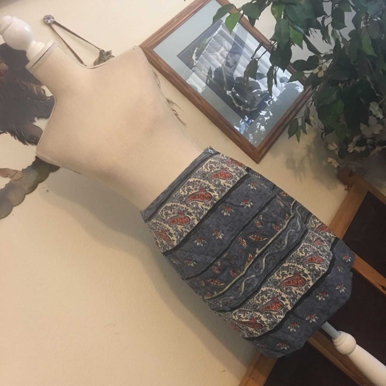 Other Charter Club paisley print wrap skirt NWT 12P Size 34" / US 12 / IT 48 - 1 Thumbnail