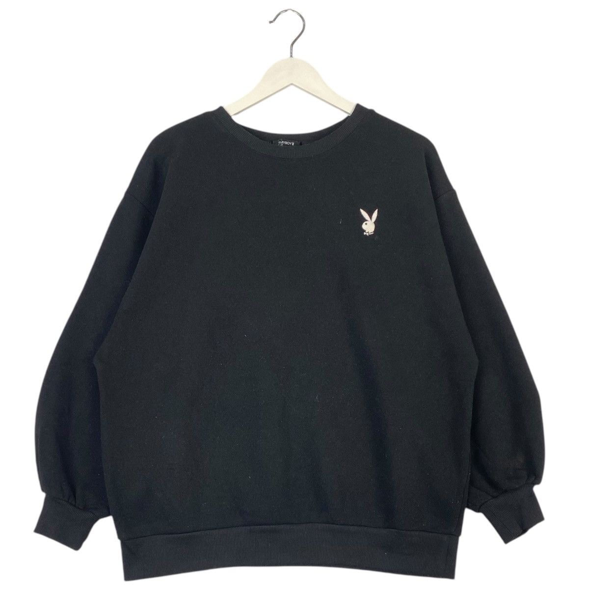 Playboy Vintage Playboy Bunny Small Logo Crewneck Sweatshirt Black P Size US L / EU 52-54 / 3 - 1 Thumbnail