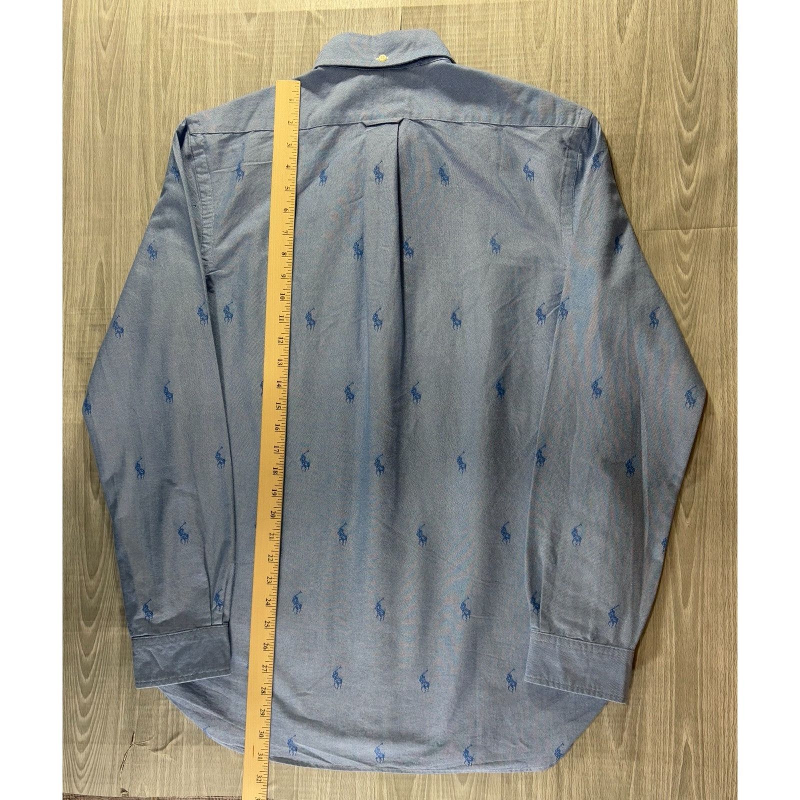Polo Ralph Lauren Polo Ralph Lauren Embroidered All Over monogram Pony Shirt S Size US M / EU 48-50 / 2 - 9 Thumbnail