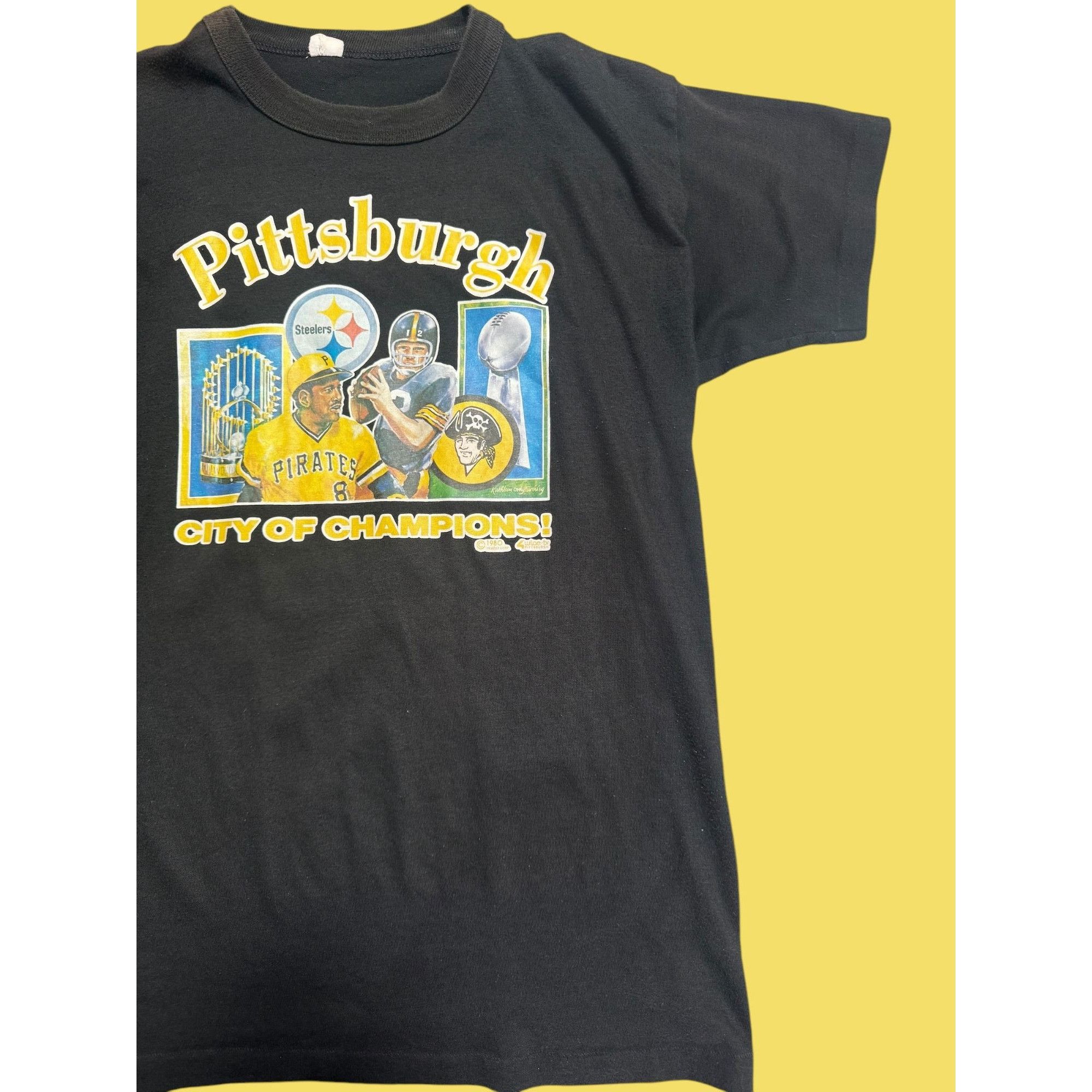 Other 1980 Single Stitch Pittsburgh "City of Champions" Size US XS / EU 42 / 0 - 2 Thumbnail