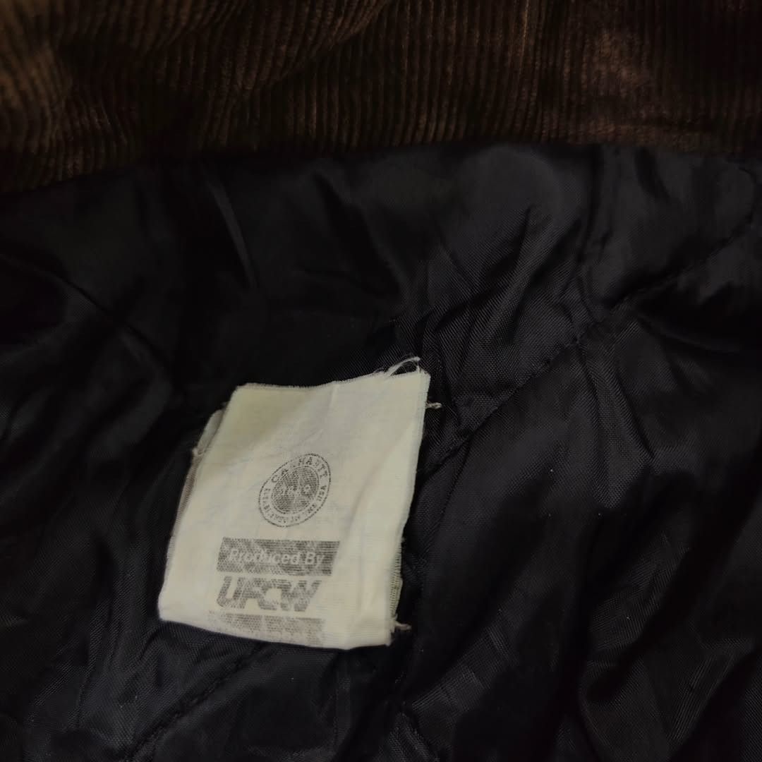 Carhartt × Vintage 90's Carhartt J01 BLK Arctic Denim Jacket Size US L / EU 52-54 / 3 - 7 Thumbnail