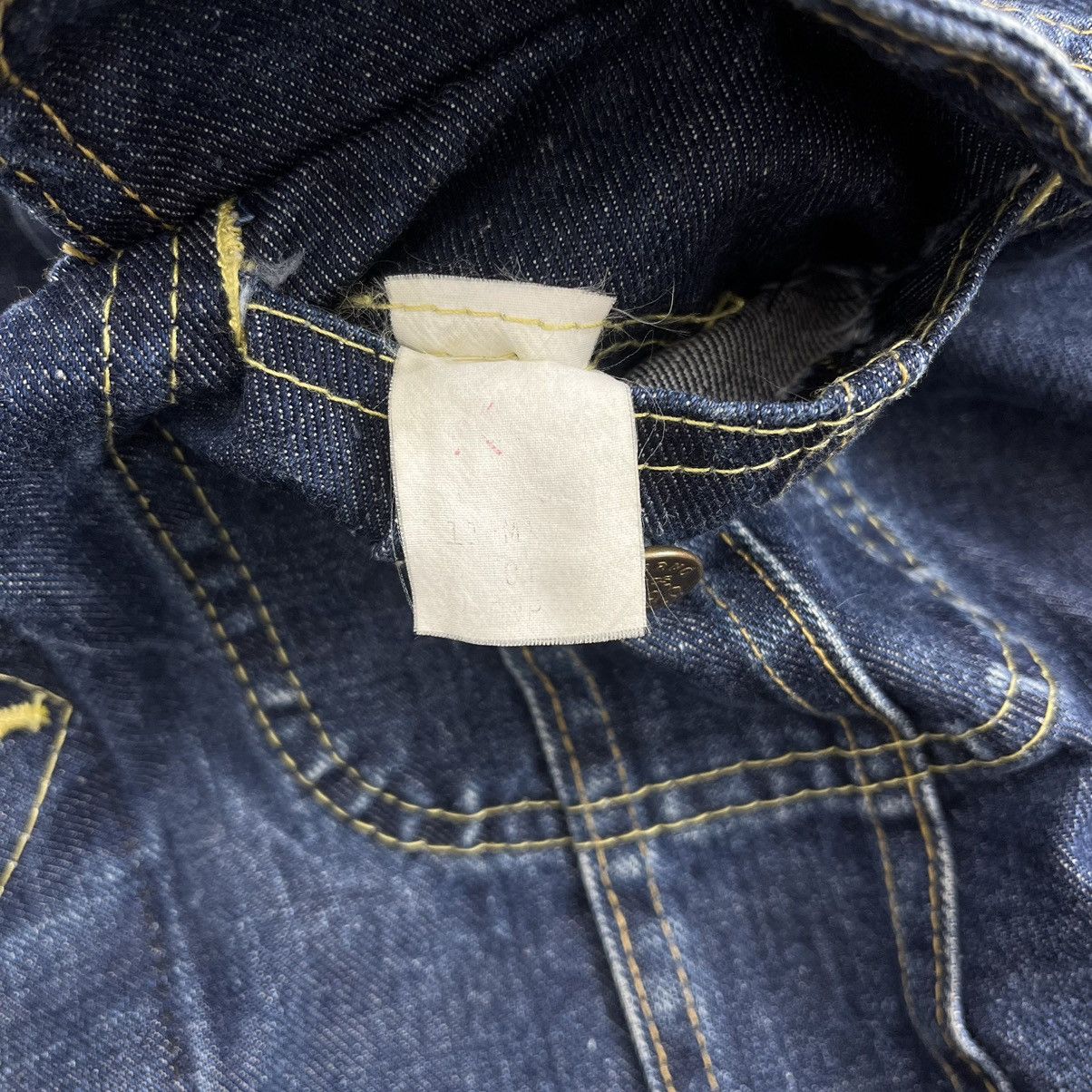 Japanese Brand × Sugar Cane × Toyo Enterprises Vintage Inferno Basics by Sugar Cane Selvedge Denim Jacket Size US L / EU 52-54 / 3 - 9 Thumbnail