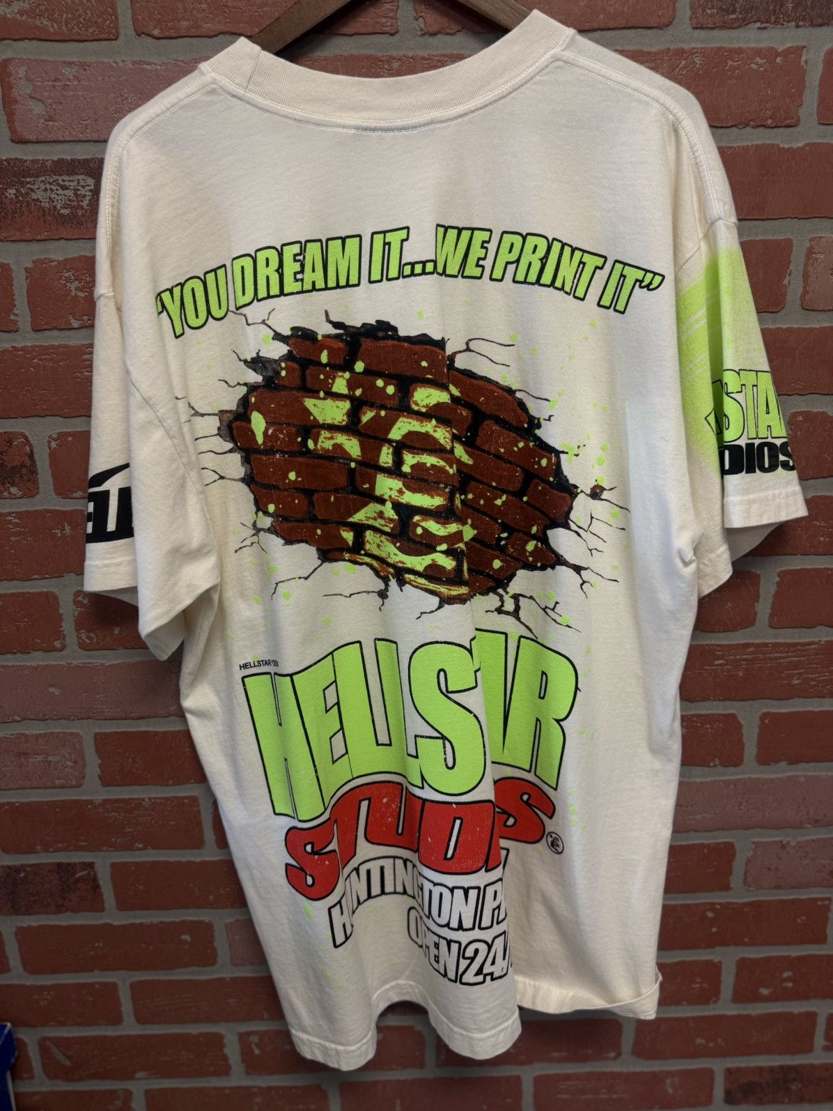 HELLSTAR Hellstar “Brick Wall” Tee Shirt Size XL (NEW) Size US XL / EU 56 / 4 - 5 Thumbnail
