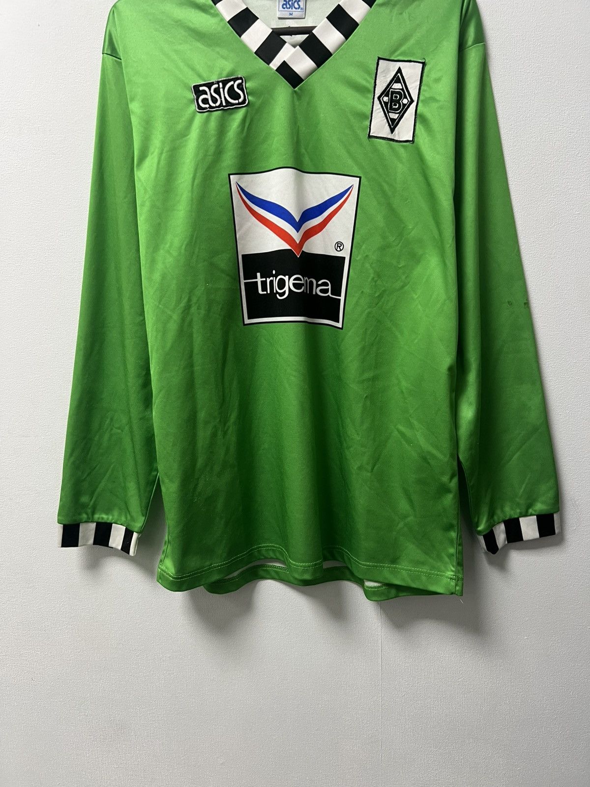 Asics 92/94 Borussia Mönchengladbach Asics Away Shirt Long Sleeve Size US M / EU 48-50 / 2 - 3 Thumbnail