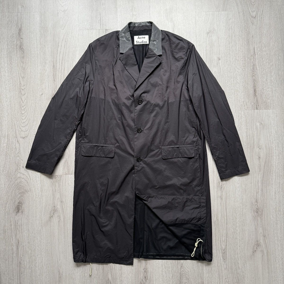 Acne Studios ACNE STUDIOS Sagan Nylon Ripstop Trench Coat Size US M / EU 48-50 / 2 - 1 Thumbnail