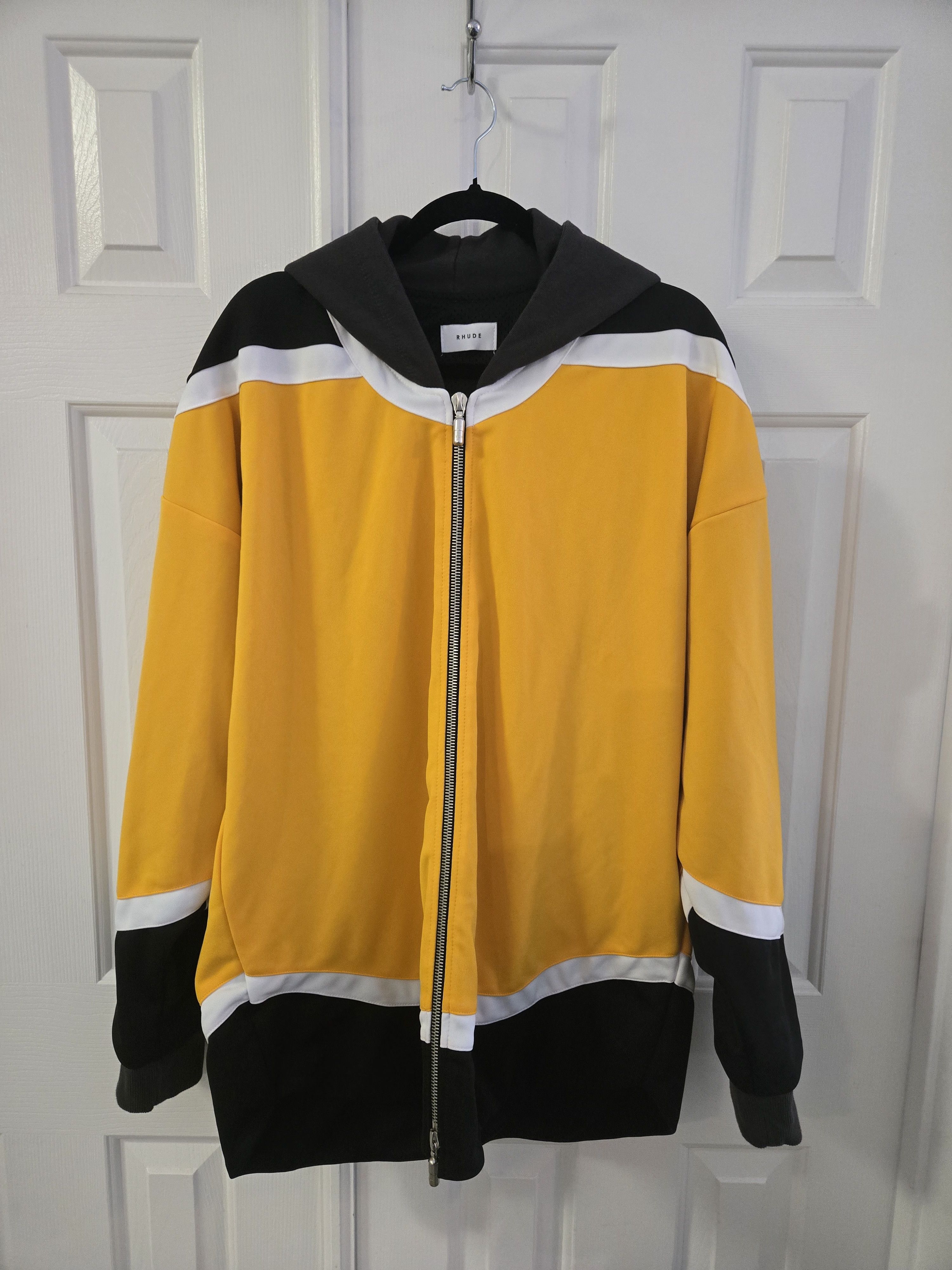 Rhude Hybrid Zip-up Hoodie Size US L / EU 52-54 / 3 - 1 Thumbnail