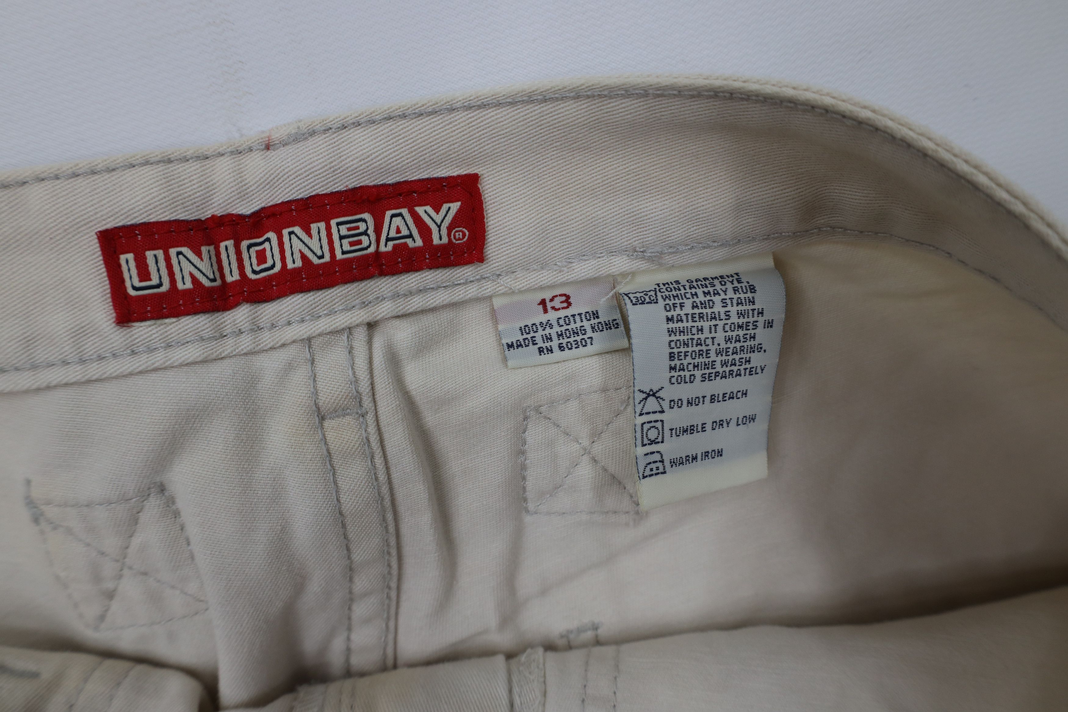 UNIONBAY Vintage 90s Y2K Unionbay Babydoll Buckle Back Wide Leg Pants Size 34" / US 12 / IT 48 - 9 Thumbnail