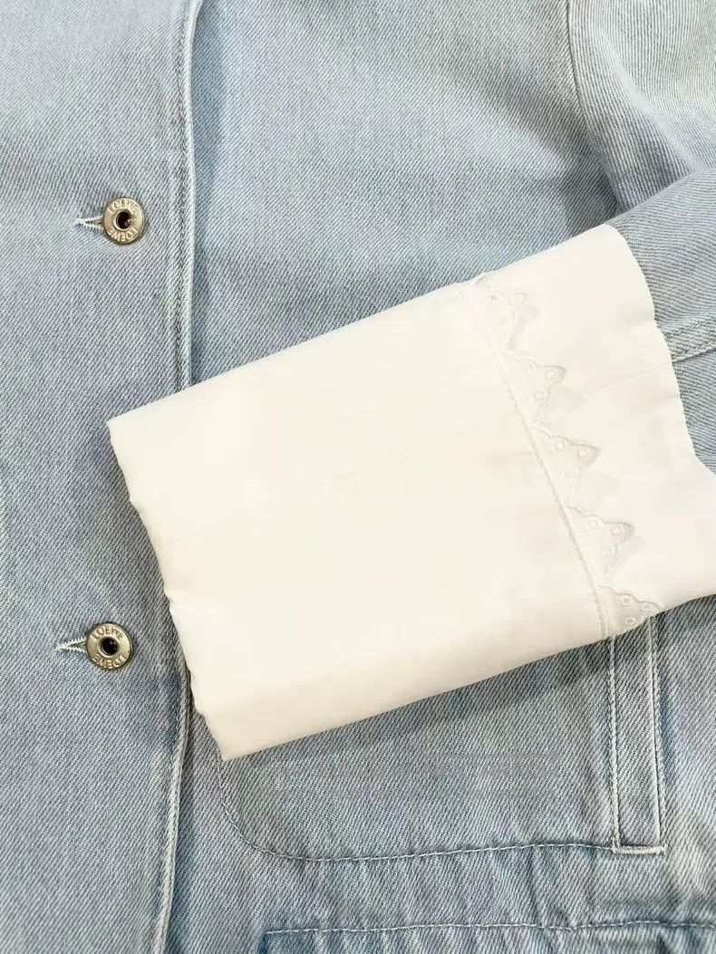 Loewe LOEWE Size 32 denim jacket Size 4XL / US 24-26 - 6 Thumbnail