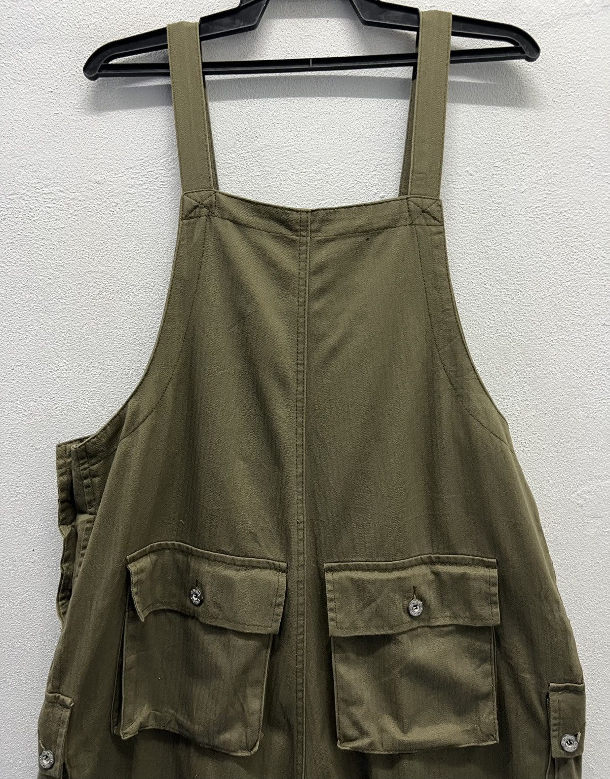 Japanese Brand × Vintage Vintage Y2K Style PMGO Tactical Utility Overalls Olive Green Size US 44 / EU 60 - 4 Thumbnail