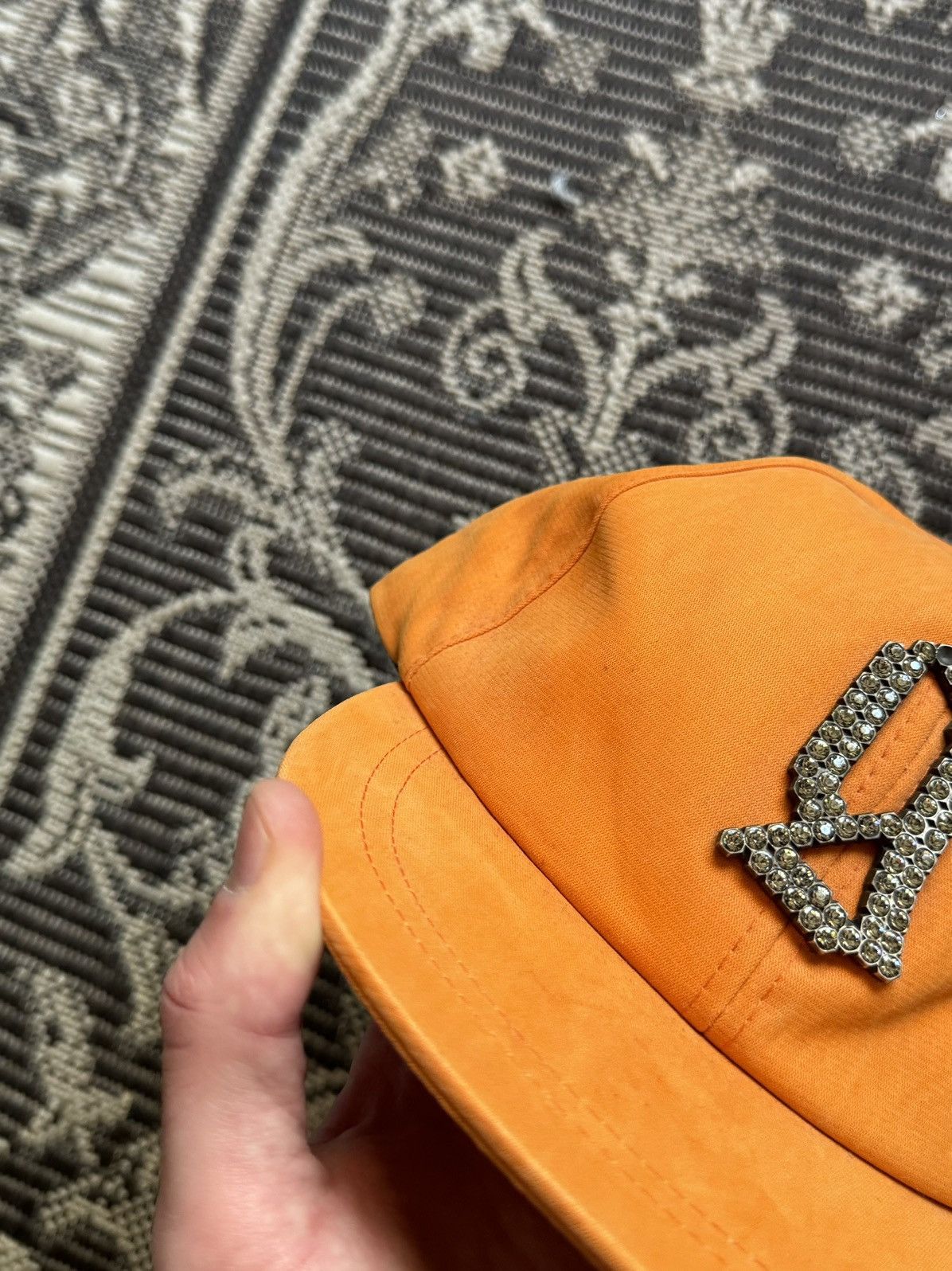 John Galliano Vintage Galliano 11/5 y2k Rhinestones Hat Size ONE SIZE - 6 Thumbnail