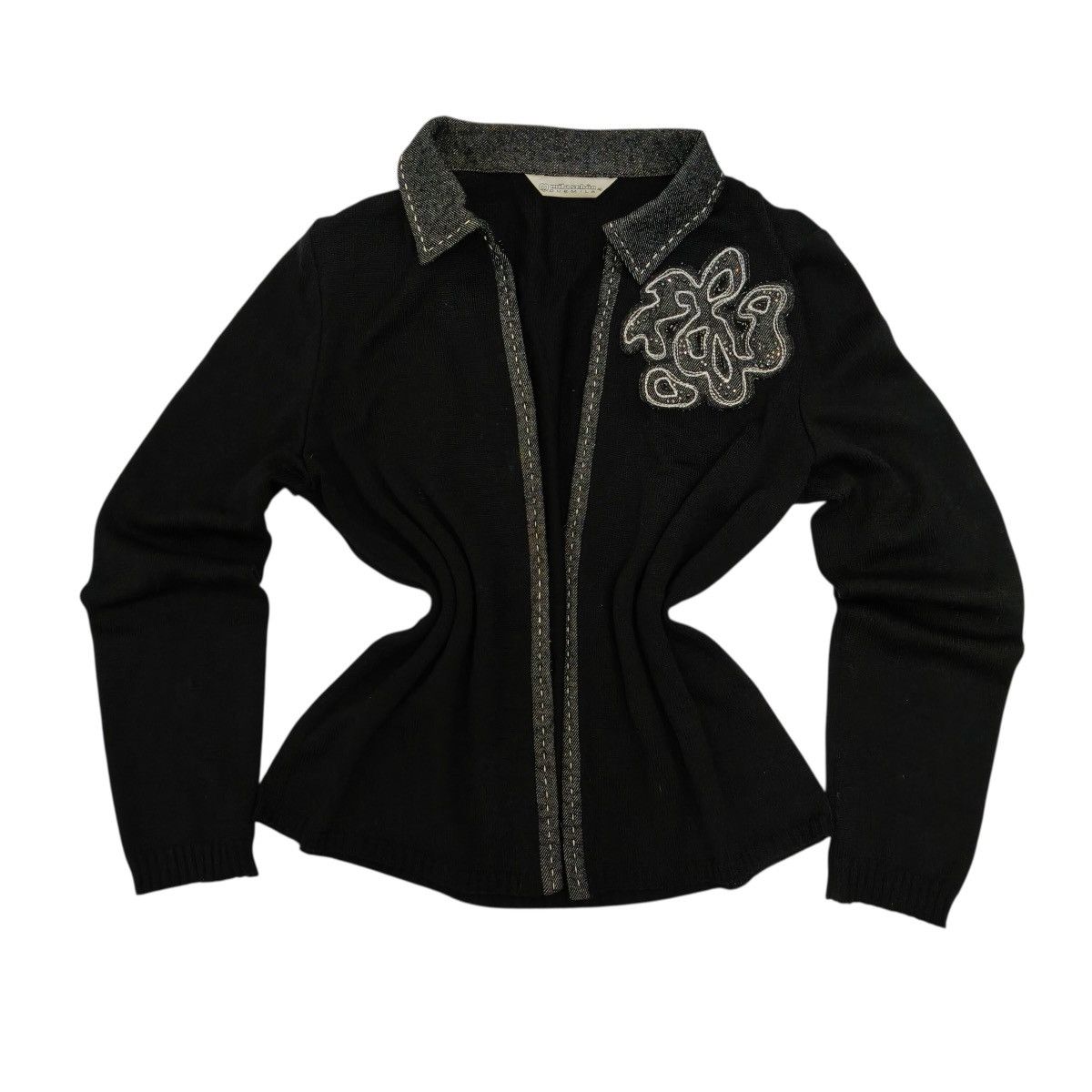 Mila Schon Vintage Mila Schon Minimalist Black Jacket Logo Size S / US 4 / IT 40 - 1 Thumbnail