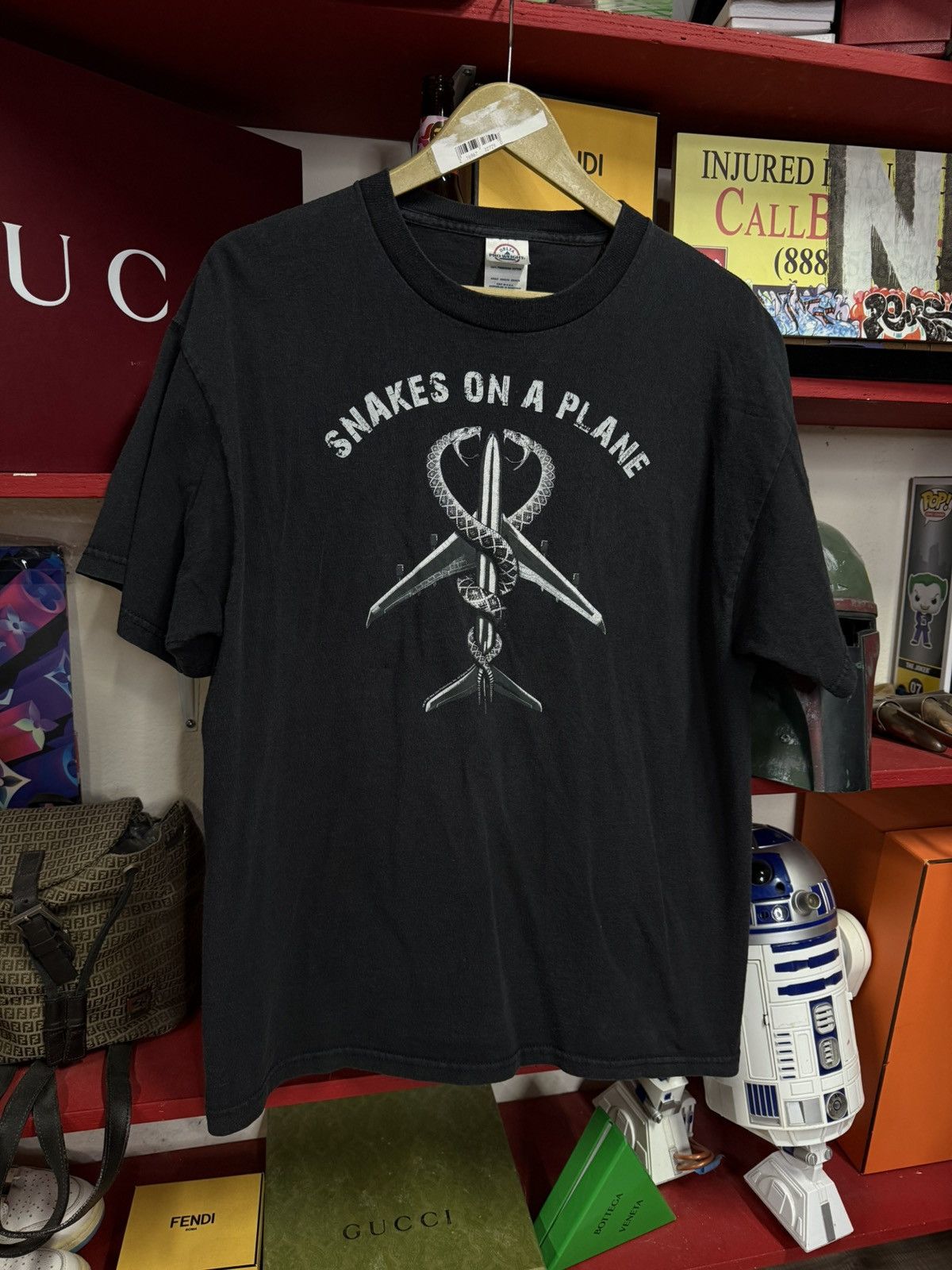 Vintage Vintage Snakes on a Plane Movie T-Shirt Y2K Promo Tee Medium Size US M / EU 48-50 / 2 - 1 Thumbnail