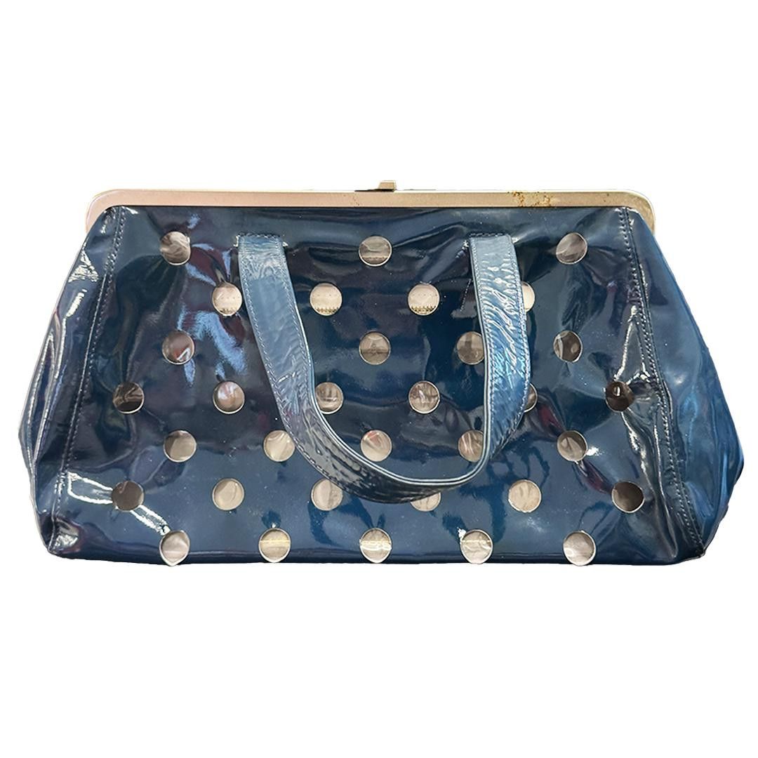 Comme des Garcons × Junya Watanabe CDG Junya Watanabe Enamel Dot Blue Hand Bag Size ONE SIZE - 2 Thumbnail