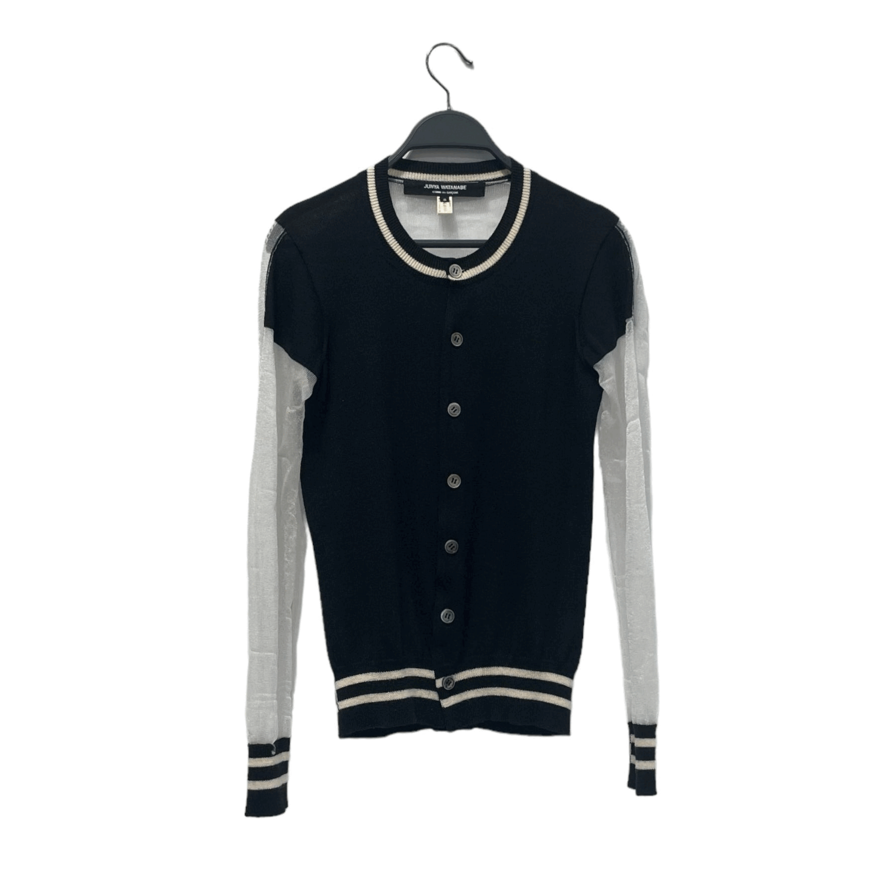 Junya Watanabe Archive Mesh Knit Cardigan Sweater Size S / US 4 / IT 40 - 1 Thumbnail