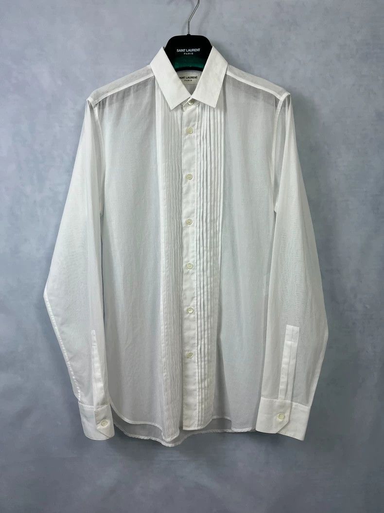 Yves Saint Laurent Saint Laurent size 38 13fw first year organza white organ s Size US M / EU 48-50 / 2 - 1 Thumbnail