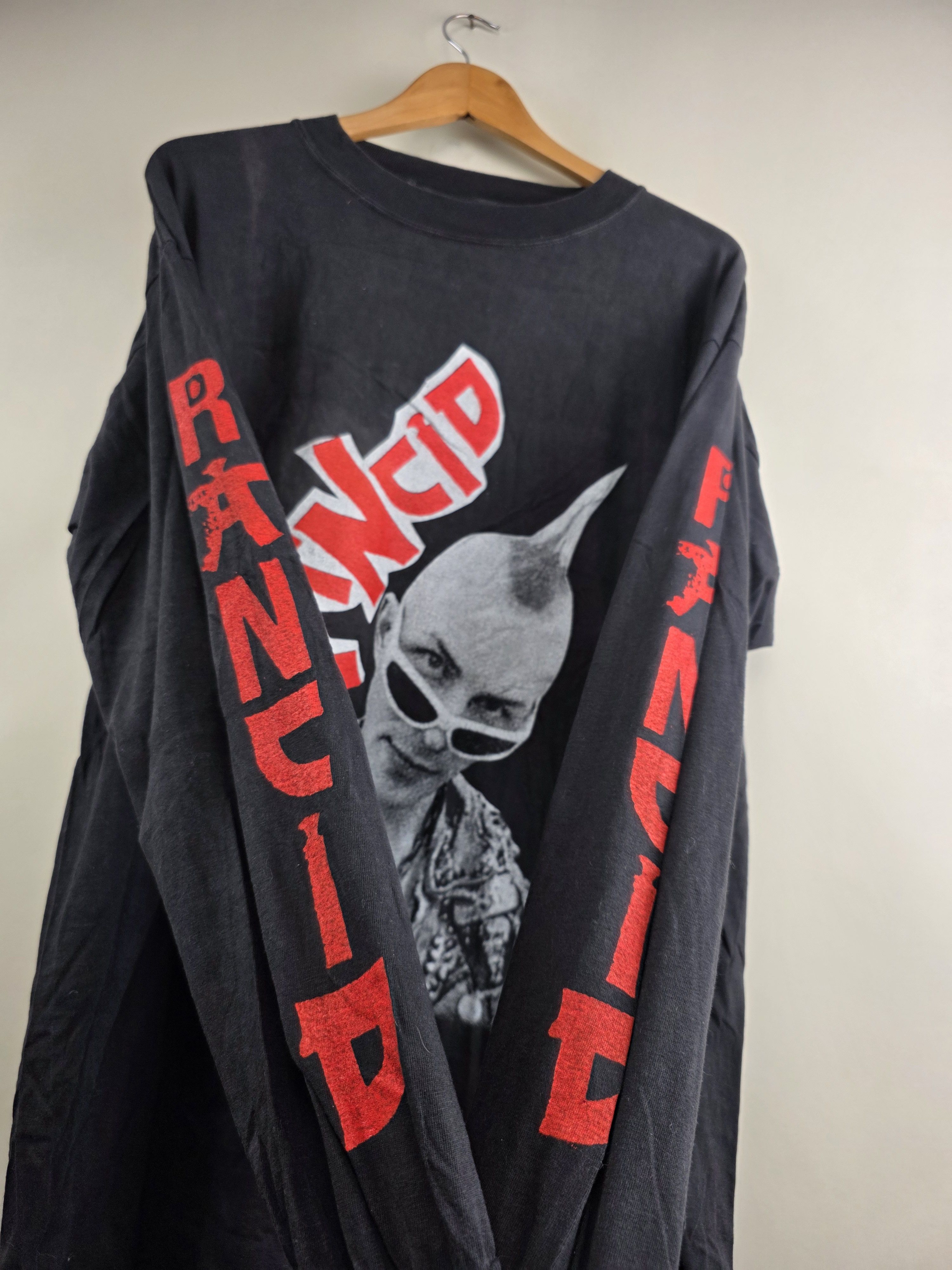 Band Tees × Vintage 90s Rancid Long-sleeve Punk T Shirt XL 23" 31" Size US XL / EU 56 / 4 - 2 Thumbnail