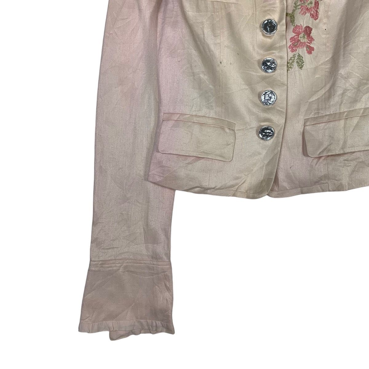 Kenzo Kenzo Flower Design Crop Jacket Size XS / US 0-2 / IT 36-38 - 3 Thumbnail
